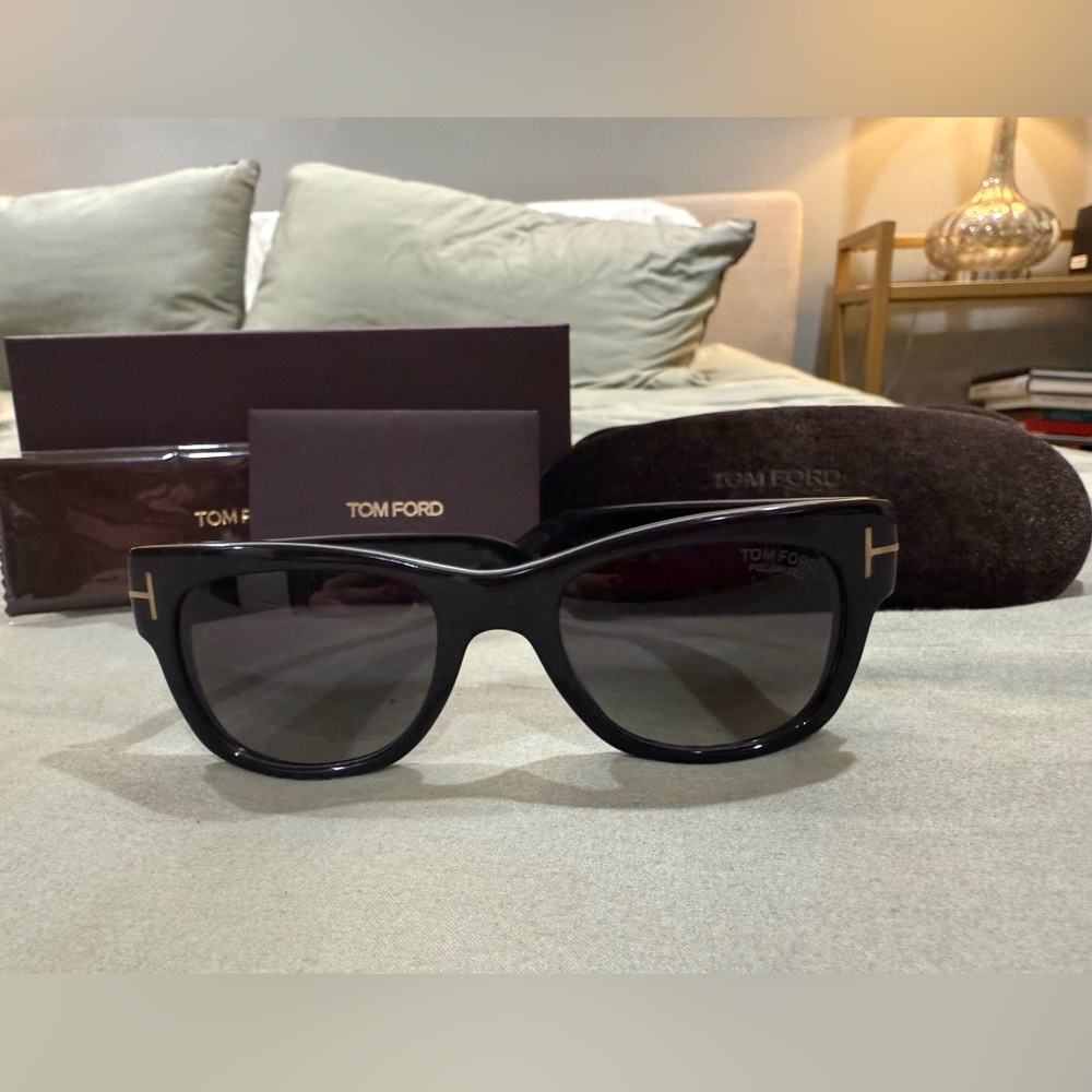 Tom Ford Cary Black Polarized Sunglasses